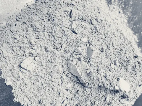 Grey cement powder
